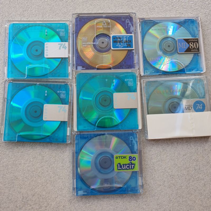 Mini Disc MD virgem música regravável TDK Japão | Shopee Brasil