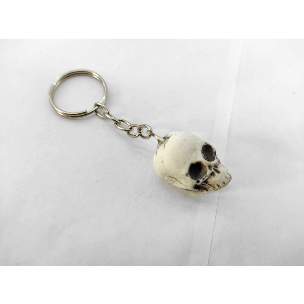 Chaveiro Caveira 3D em Resina com Argola em Metal | Shopee Brasil