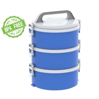 Kit 3 Marmita termica Tekcor soprano 1,5 litros sem divisória pote térmico