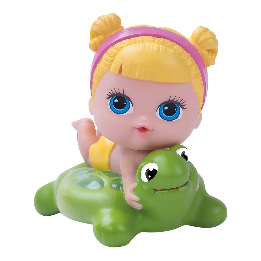 Boneca Bebe Tipo Lol Lil Cutesies Banho Com Boia 2325 - Cotiplas