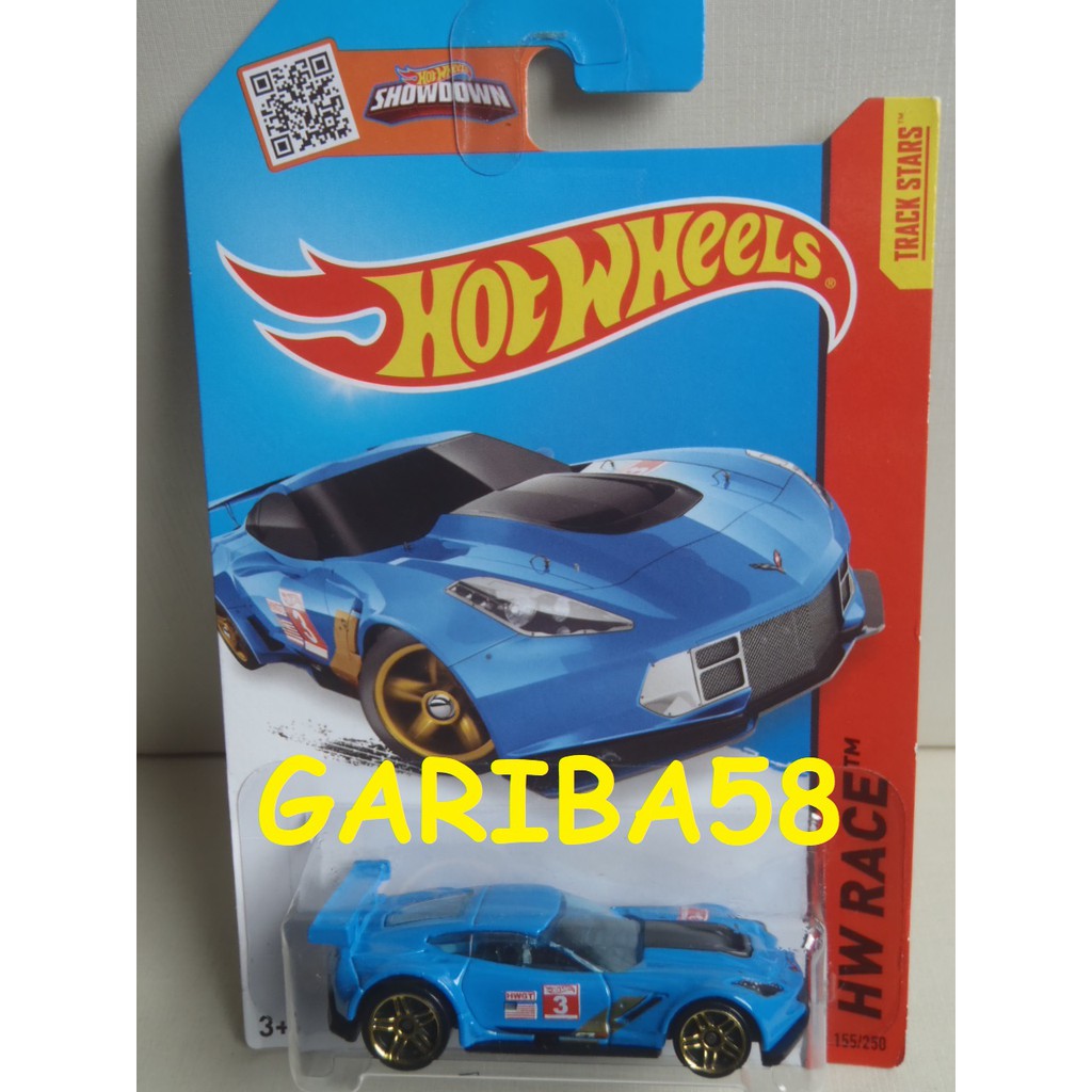 HOT WHEELS CORVETTE C7.R 2015 WORLD RACE AZ GARIBA58