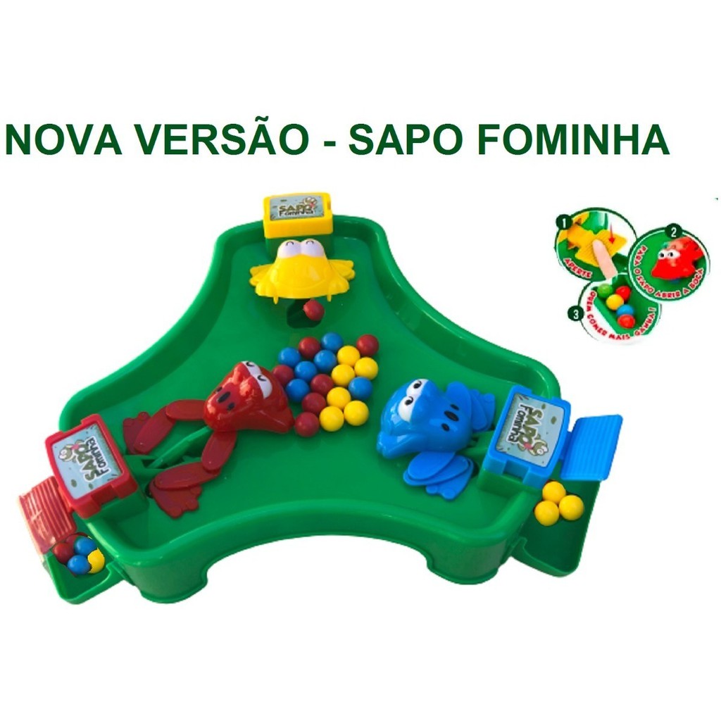 Jogo Infantil Sapo Come Bolinhas Jogue com Amigos Brincadeira Diversão  PB503 : : Brinquedos e Jogos