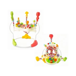Brinquedo Pula Pula e Jumper 360º Bebê Infantil com Luz e Som Elefantinho 6+ meses - Baby Style
