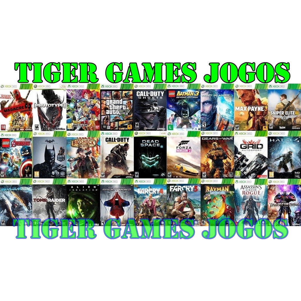 Kit Jogos A Sua Escolha Xbox 360 Shopee Brasil