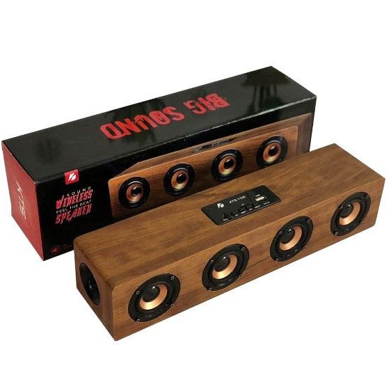 Super Caixa de Som Retrô Bluetooth Speraker Fell The Beat KTS-1108