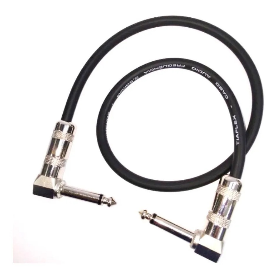 Cabo Guitarra P10 X P10, L, 90º Graus, Mono 30 cm | Shopee Brasil