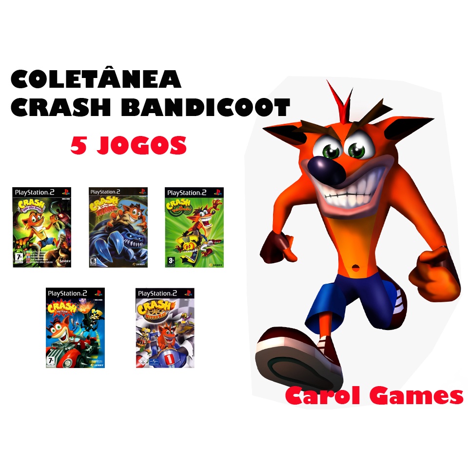 O primeiro jogo que eu joguei foi Crash Bandicoot, no PS1 de meu tio, aos 5  anos, em 2002. E você? : r/gamesEcultura