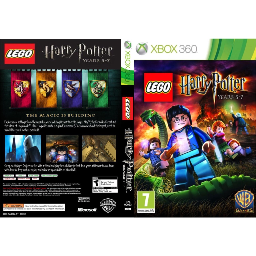 LEGO Harry Potter Years 5-7 Xbox 360 (USADO) - Fenix GZ - 16 anos no  mercado!