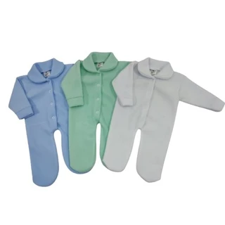 KIT C/ 3 MACACÕES OU UNITARIO SOFT BEBÊ QUENTINHO E MACIO MENINO MENINA NEUTRO BARATO