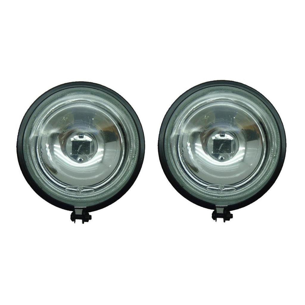 Farol Milha Redondo Universal Pequeno Fortluz Novo Par | Shopee Brasil