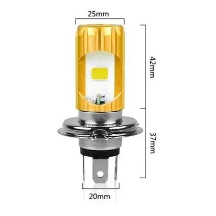 Lampada Farol Led H Moto Efeito Xenon Titan Cb Xre Cg Shopee Brasil