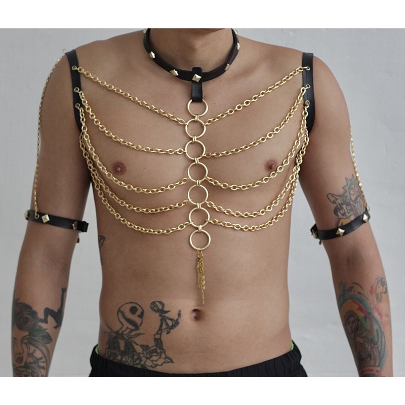 Body Chain de Peitoral - Harness e Acessórios