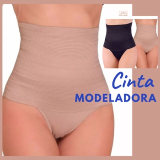 Cinta Shortinho Modeladora Pós Parto Alta Compressão Cesárea Bege