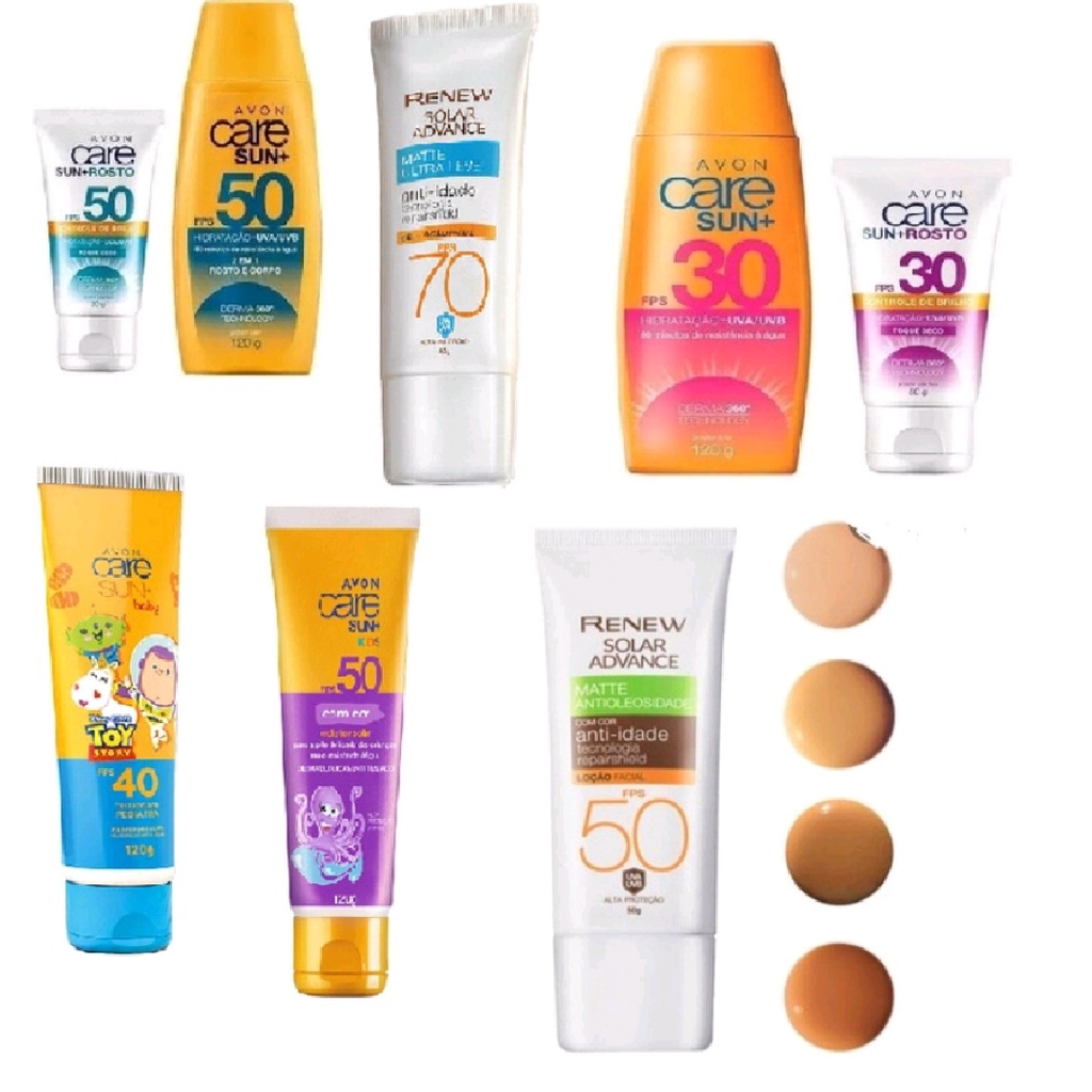 Protetor Solar Avon Care Sun Em Rosto E Corpo Pronta Entrega Shopee Brasil