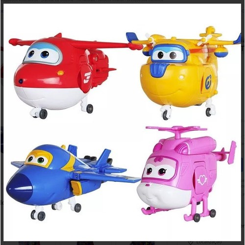 Kit Brinquedo Infantil com Avião e Helicóptero Eletrônicos Bate e