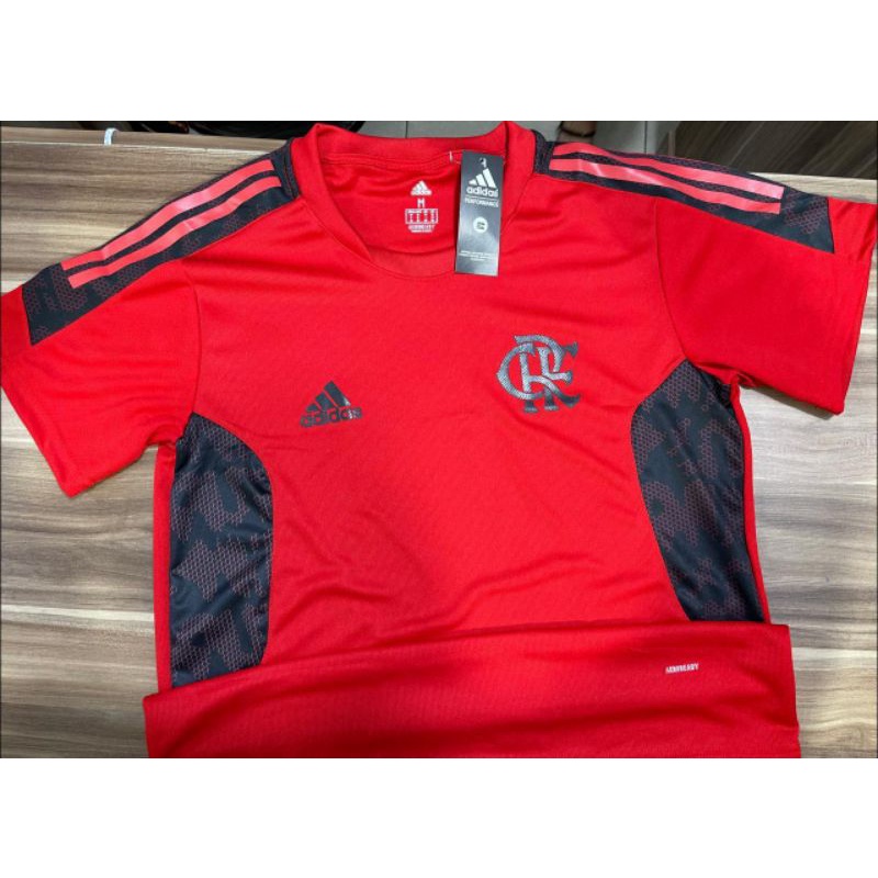  Camiseta Flamengo Vermelho e Preto Sweatshirt