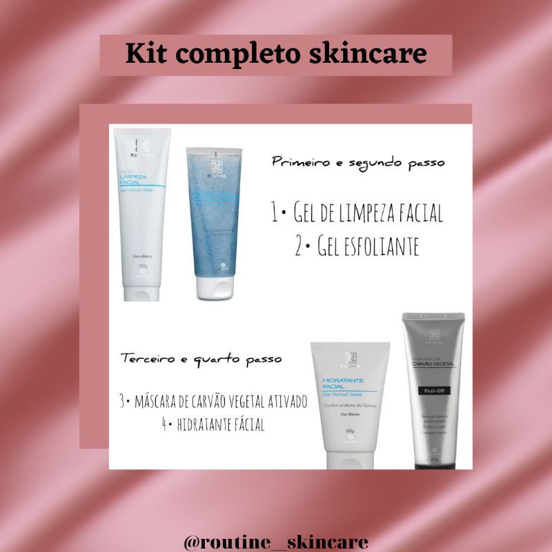 kit completo routine skincare | Shopee Brasil