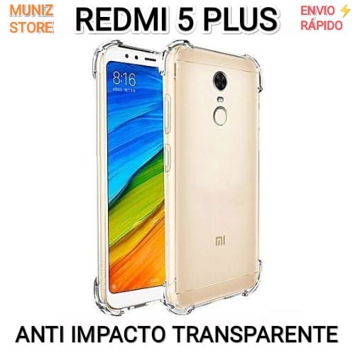 Case Capa Capinha Redmi 5 Plus Xiaomi Anti Impacto Transparente Silicone