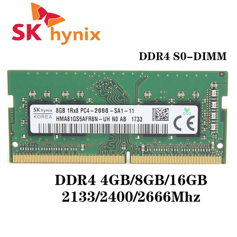 PC/タブレットSK hynix DDR4-2666MHz SODIMM 16GB(8GBx2)