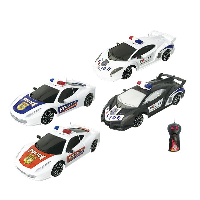 Brinquedo Carrinho de Policia c/ Controle Remoto Branco - Shop