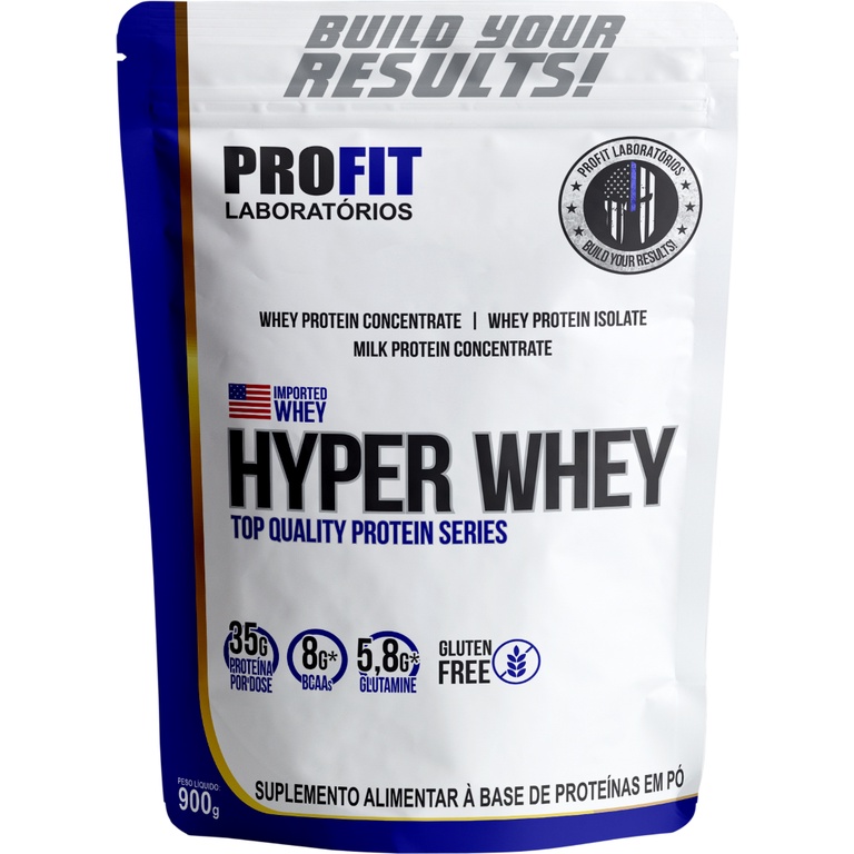Whey Protein ProFit – Hyper Whey Isolado + Concentrado Sem Glúten 900g Profit Labs