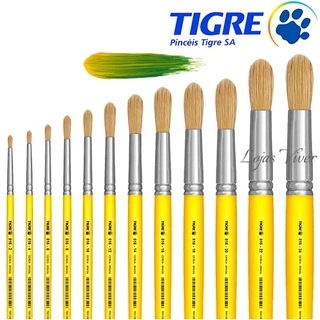 Pincel 816 Redondo Cerda Natural - Tigre
