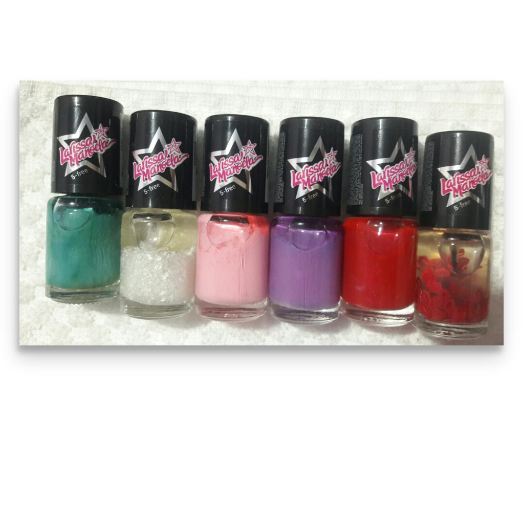 Kit Com 6 Esmaltes Larissa Manoela. | Shopee Brasil