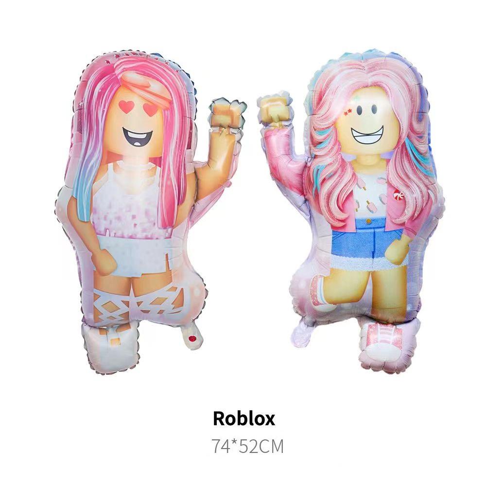 Painel de festa - Que tal uma festa Roblox rosa? 😍💕 O Roblox é um game  amado pela criançada e para quem deseja fugir do tradicional pode usar o  tema inserido em