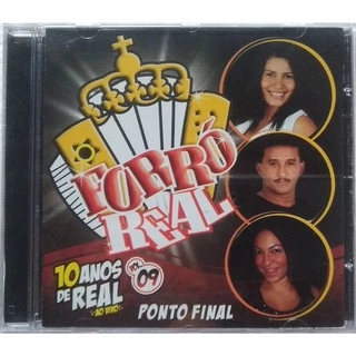 Cd Forró Real A Banda Dos Plays Vol.09 ''10 Anos De Real'' Ponto Final Cd Original