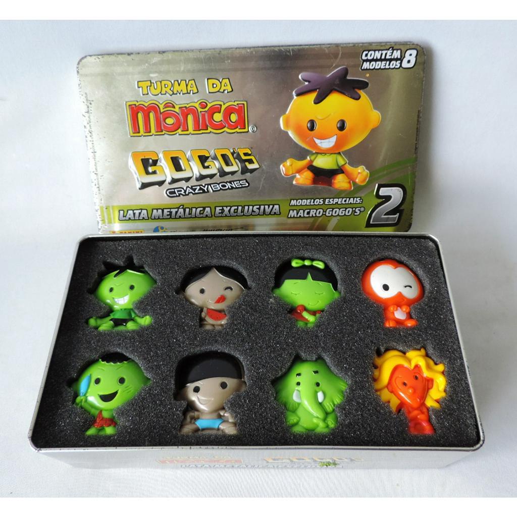 Brinquedo de coleção da turma da mônica Gogos Crazy Bones 2