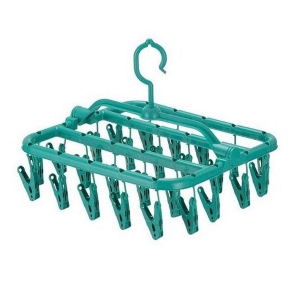 Varal Para Pendurar Peças Im Apartamento 26 Prendedores - calcinhas - Cuecas - Meias- Mascara - Roupa Bebê