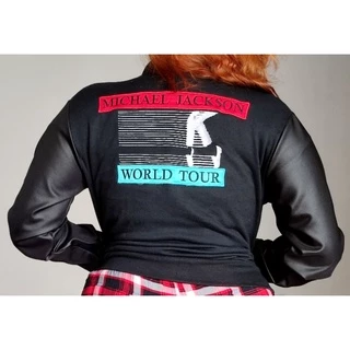 Jaqueta BAD Michael Jackson. Bad world tour, unissex e infantis.
