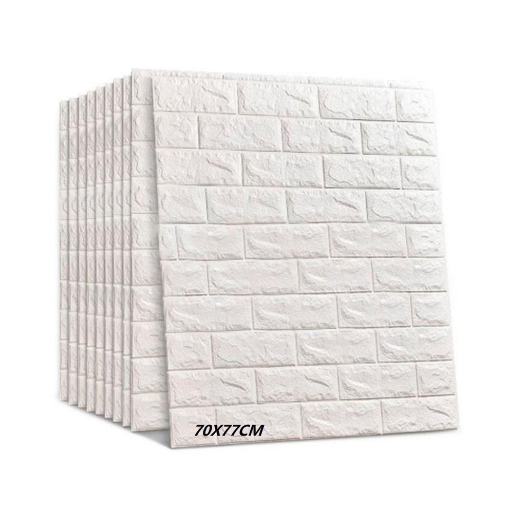Papel de parede 3D PLACA TIJOLO 77CM adesivo