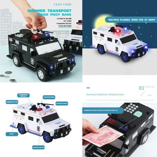 Dinheiro Caminhão Porquinho Banco Carro Papel Cofre Poupança De Impressão Digital Moeda Caixa De Senha