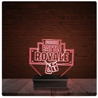 Abajur Luminária Acrílico Led - Fortnite battle Royale