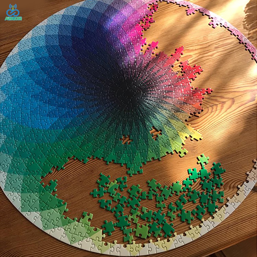 Puzzle Quebra Cabeça Redondo 1000 Peças 3D Para Adultos Brinquedo ...