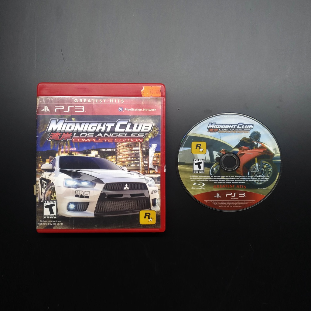 Jogo Ps3 Midnight Club Los Angeles Original Playstation 3