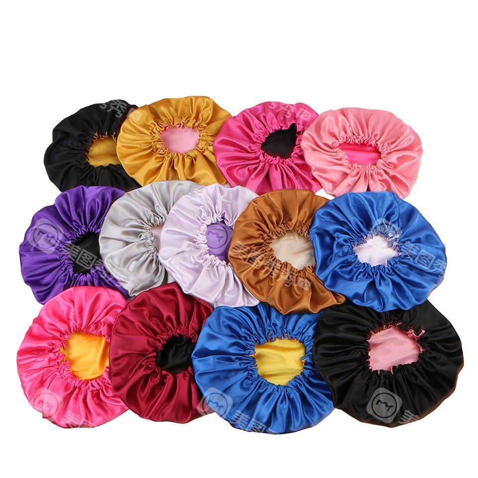 Touca de Cetim Dupla Face com Ajuste