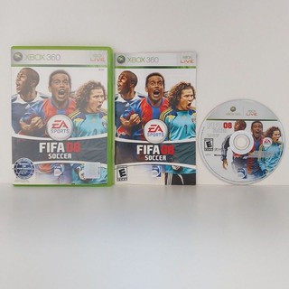 Fifa Soccer 08 Fifa soccer 09 Xbox Jogos de Futebol raros para 360 Mídia  Física Original Pronta Entrega