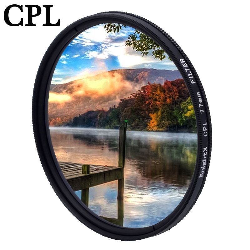 Knightx cpl Polarizer Camera Lens Filter 49mm 52mm 55mm 58mm 62mm 67mm