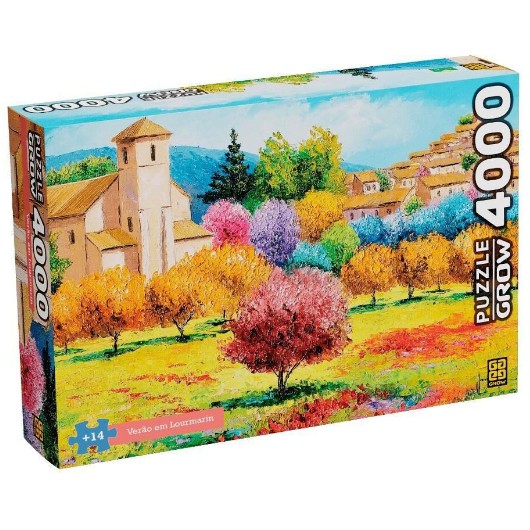 Quebra Cabeça Puzzle Varanda Em Roma 3000 Peças - Grow - Real Brinquedos