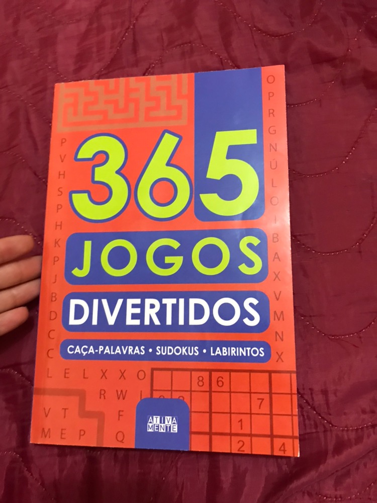 Livro 365 Jogos Divertidos Ciranda Cultural - 9786555001853