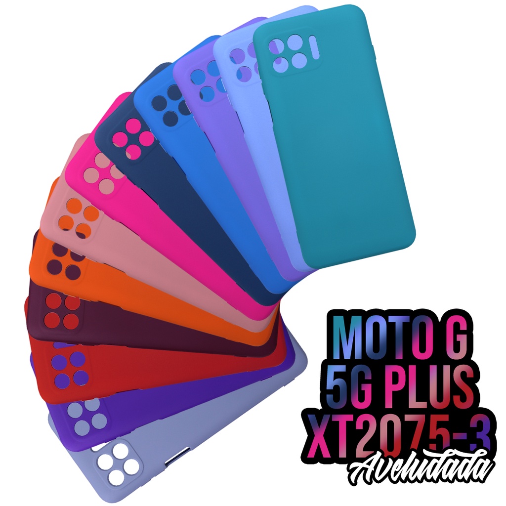 Capa Capinha Case Silicone Premium Aveludada Compativel Motorola Moto G 5g Plus Xt2075 tela 6.7