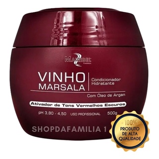 Máscara Marsala Vibrante | Nutrição com Óleo de Argan | Cores Intensas e Hidratação | Descubra o Brilho Agora!