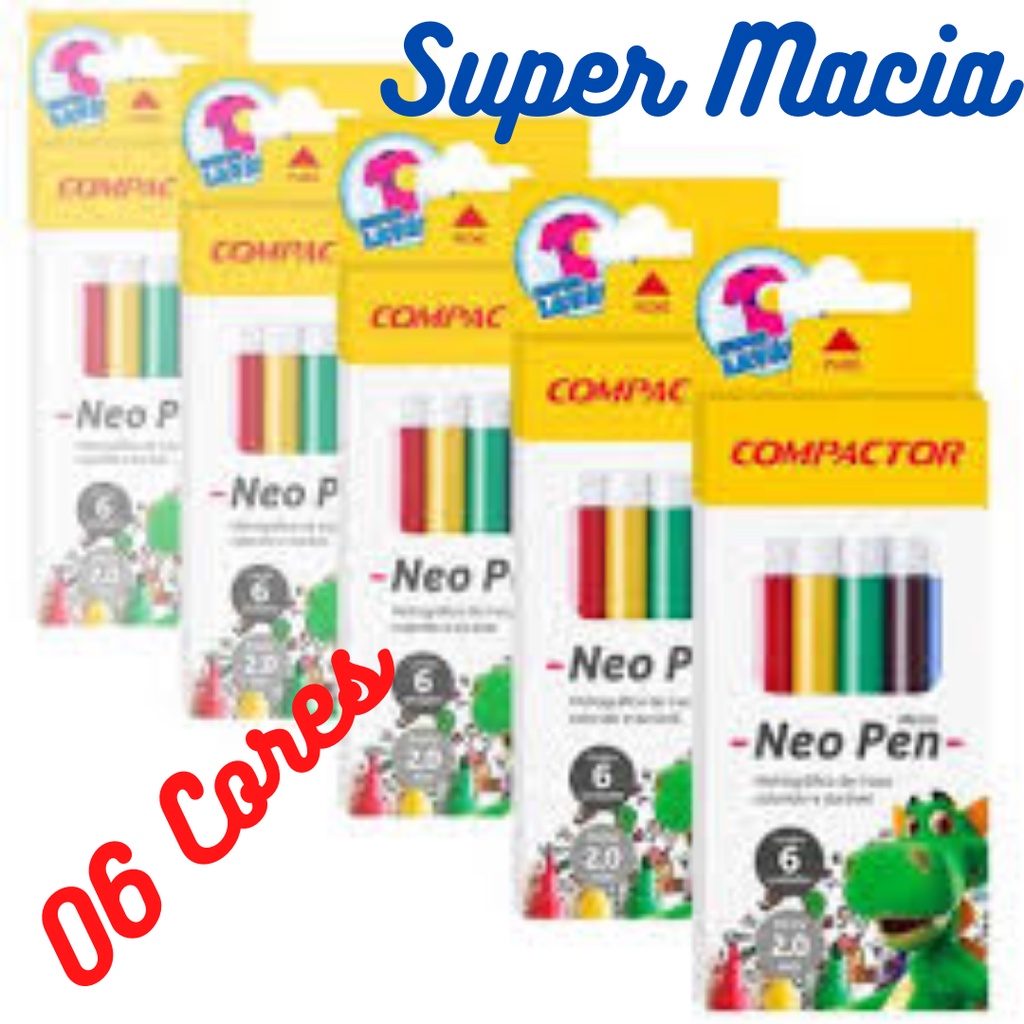 Lápis de Cor Neo-Pen C/48 Cores - Compactor Store