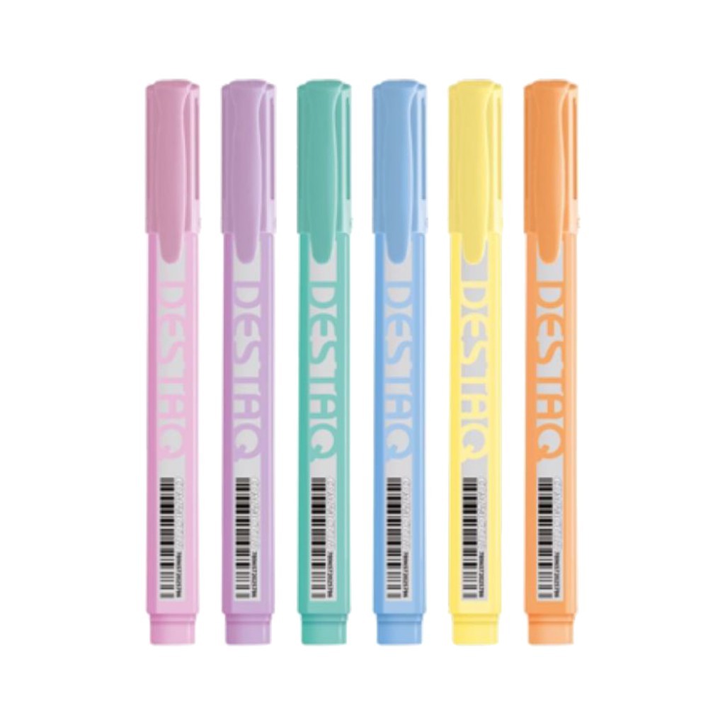 Caneta Marca Texto Destaq Pastel Compactor