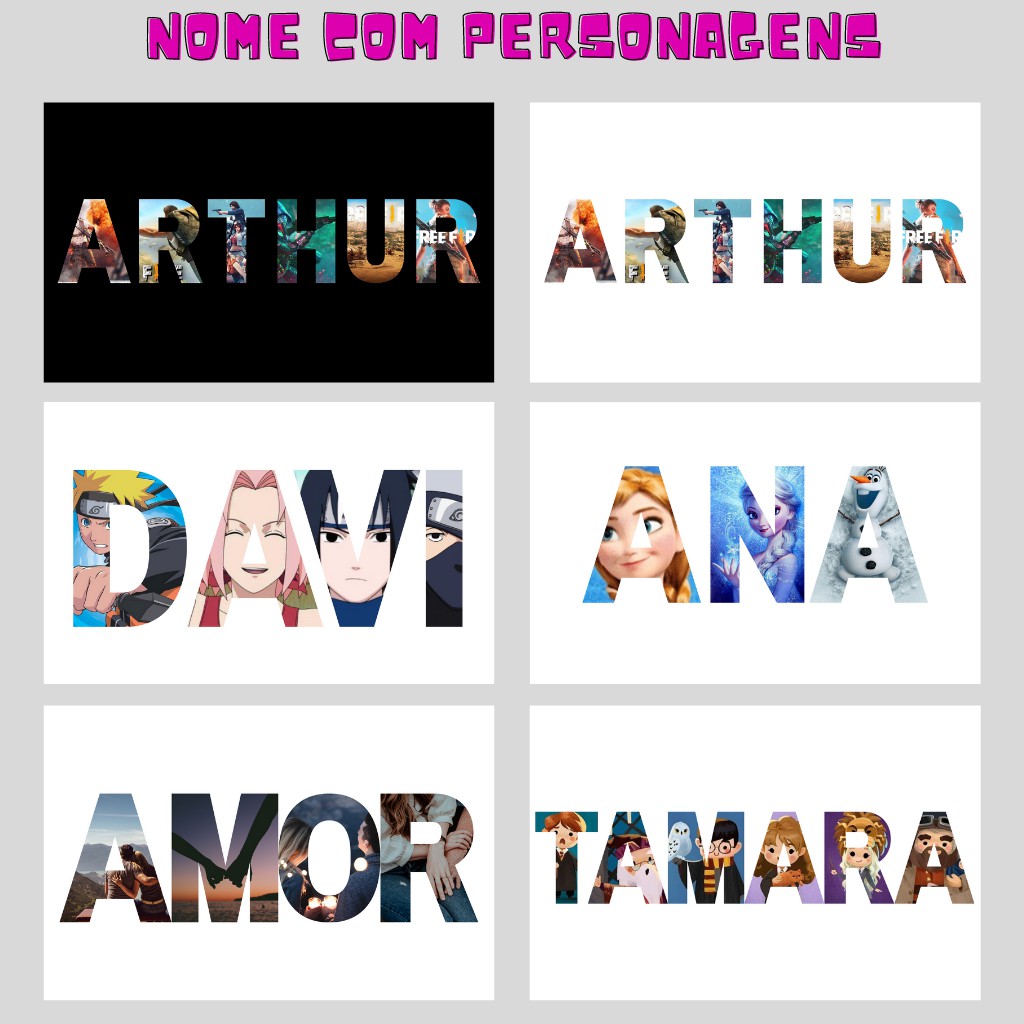 QUAL O NOME DO PERSONAGEM?