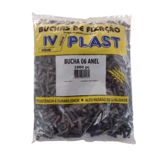 Bucha C/anel Aba Fixação - Iv Plast