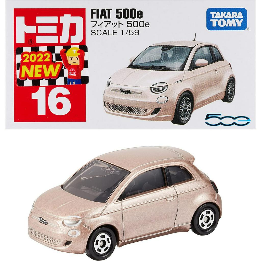トミカ FIAT 500e 1/59 Takara Tomy Tomica No . 16 Fiat 500e 1 : 59 Modelo De Carro Em