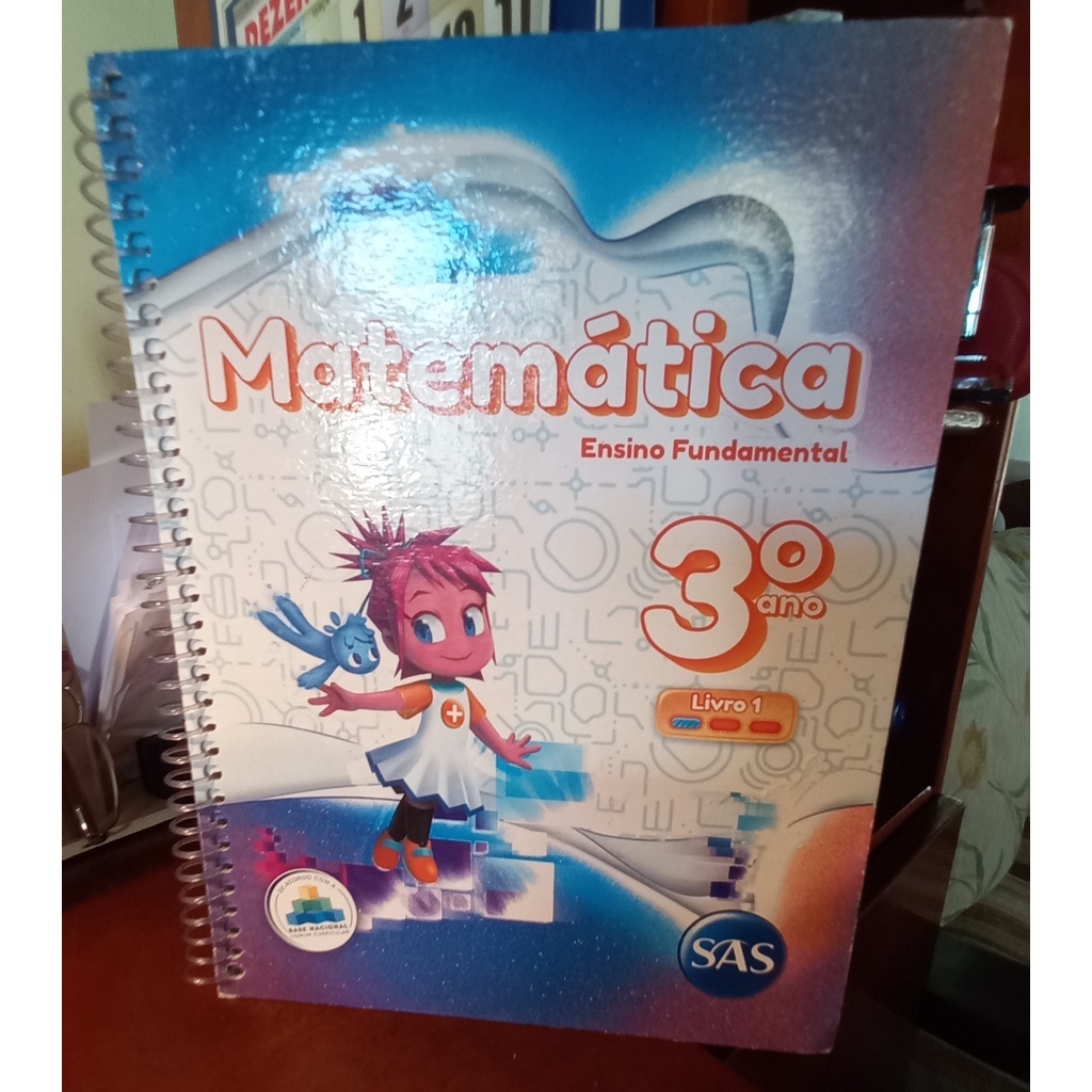 Livro Matemática 3º ano Ensino Fundamental Livro 1; Célia Maria ...